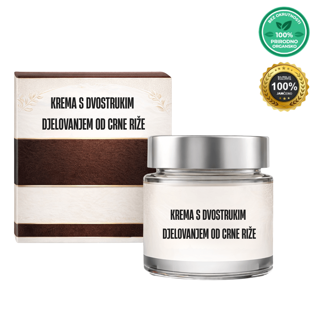 Premium krema s dvostrukim djelovanjem od crne riže