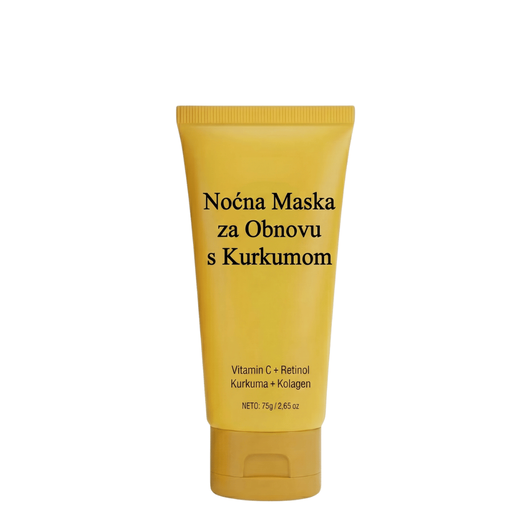 Luksuzna krema za masku za lice s kurkumom